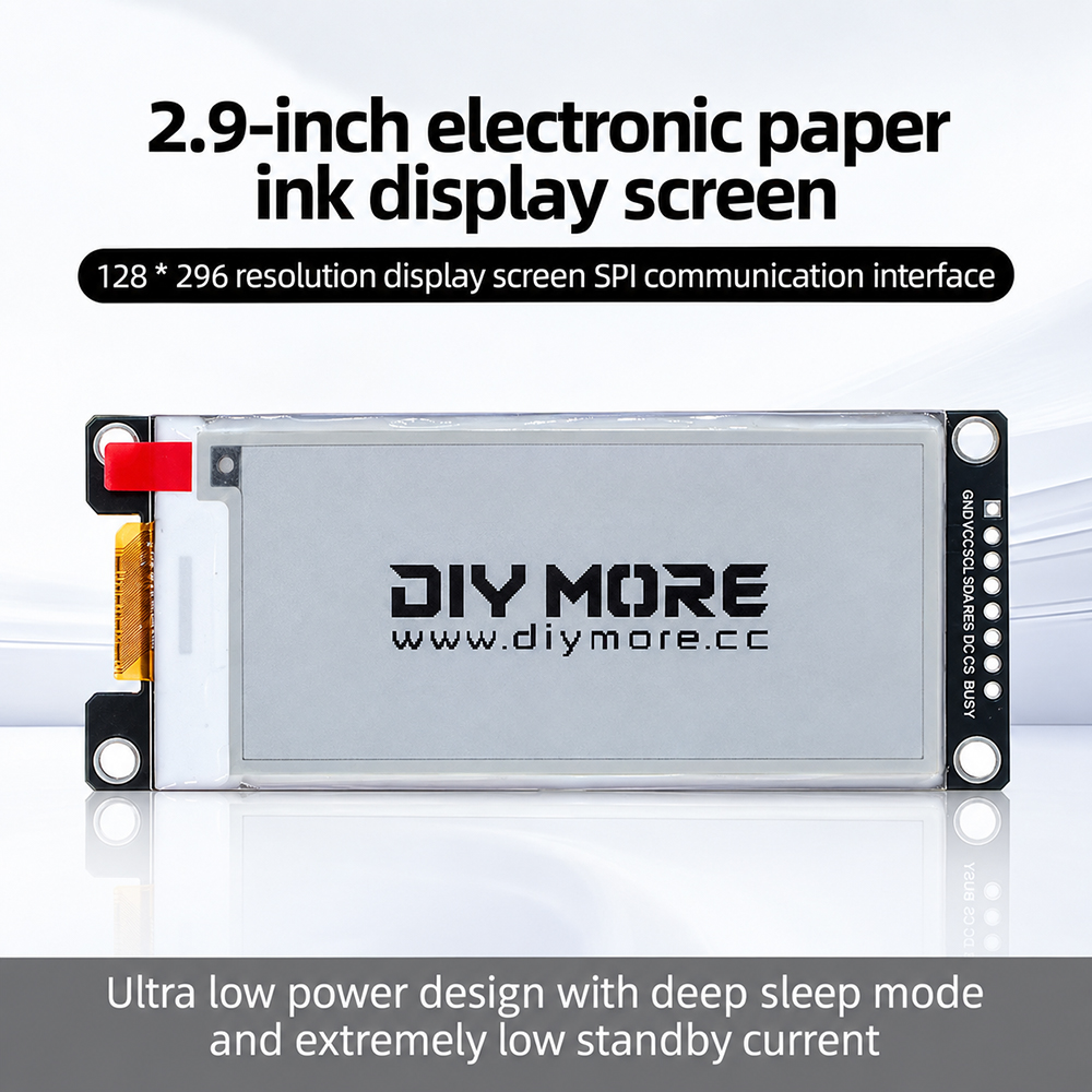 2.9'' Black White Red Yellow D - Display Epaper 2.9 recension och pris