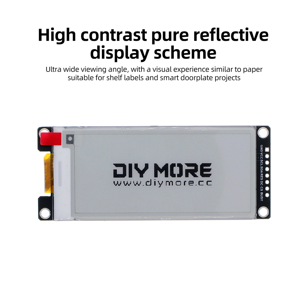 2.9'' Black White Red Yellow D - Display Epaper 2.9 recension och pris