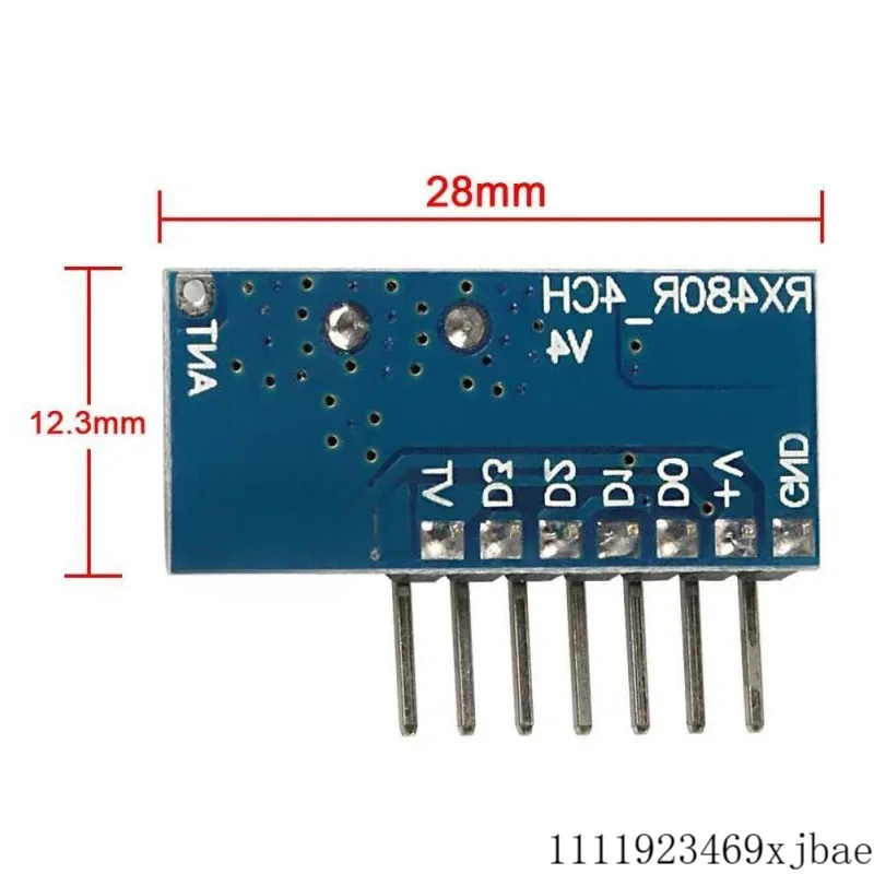 Wireless 433Mhz RF Module Rece - 433Mhz Receiver Module recension och pris