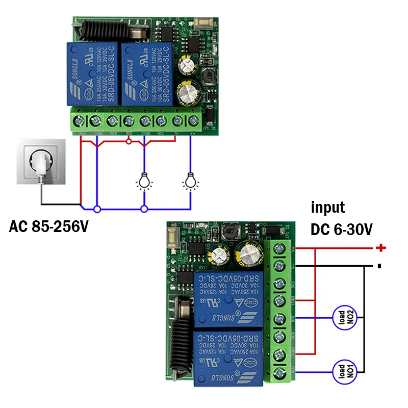 10A Relay Receiver Module 433M - 433Mhz Receiver Module recension och pris