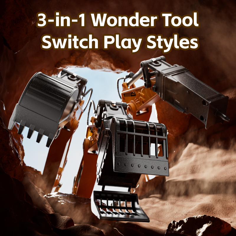 RC Alloy Excavator 14 Channel  - Home Automation Tutorial recension och pris