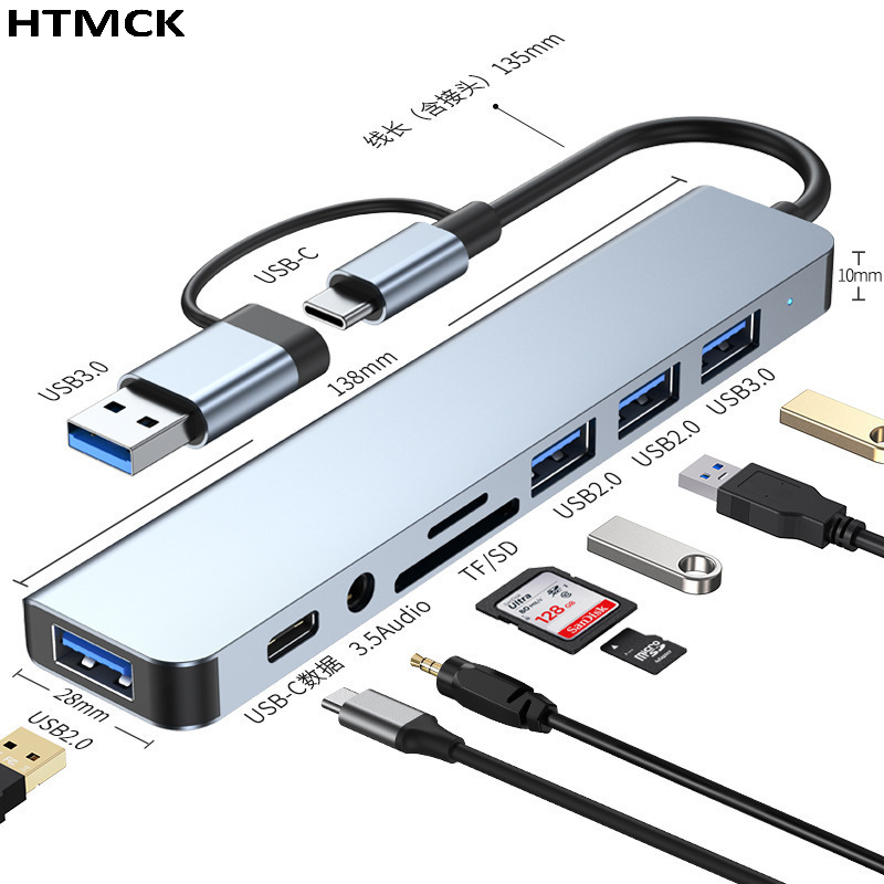 8 in 2 USB C Hub Multi Port Do - Home Assistant Sd recension och pris