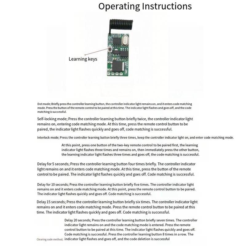 Y45A-For RF Switch Controller+ - 433Mhz Receiver Module recension och pris